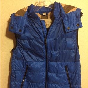 Burberry Bright Opal Hooded Puffer Vest